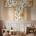 Floral Cross I Mural Wallpaper - room preview 06