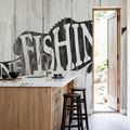 Gone Fishing Mural Wallpaper - room preview 06