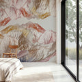 Kissing Flowers Mural Wallpaper - room preview 06
