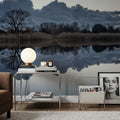 Clouds in Water Mural Wallpaper - room preview 06