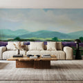 May Lavender Field I Mural Wallpaper - room preview 06