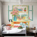 Flea Market Flowers IV Mural Wallpaper - room preview 06