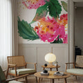 Summer Hydrangeas Mural Wallpaper - room preview 06