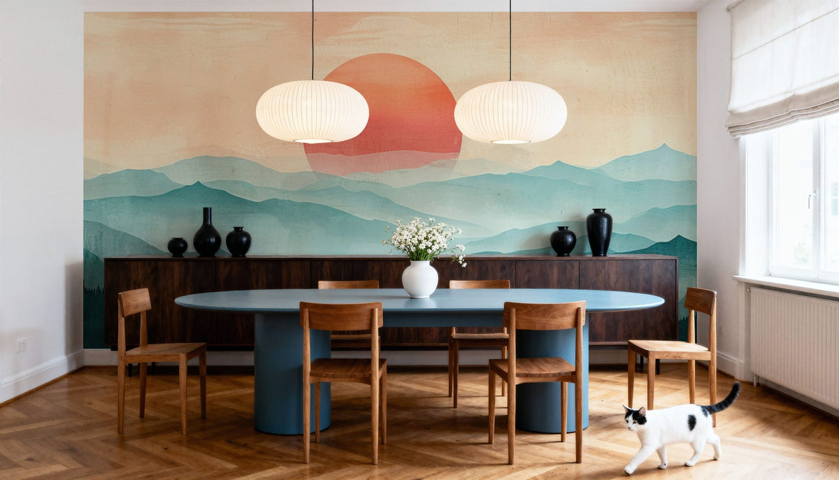 Mythical Mountains Mural Wallpaper - room preview 06