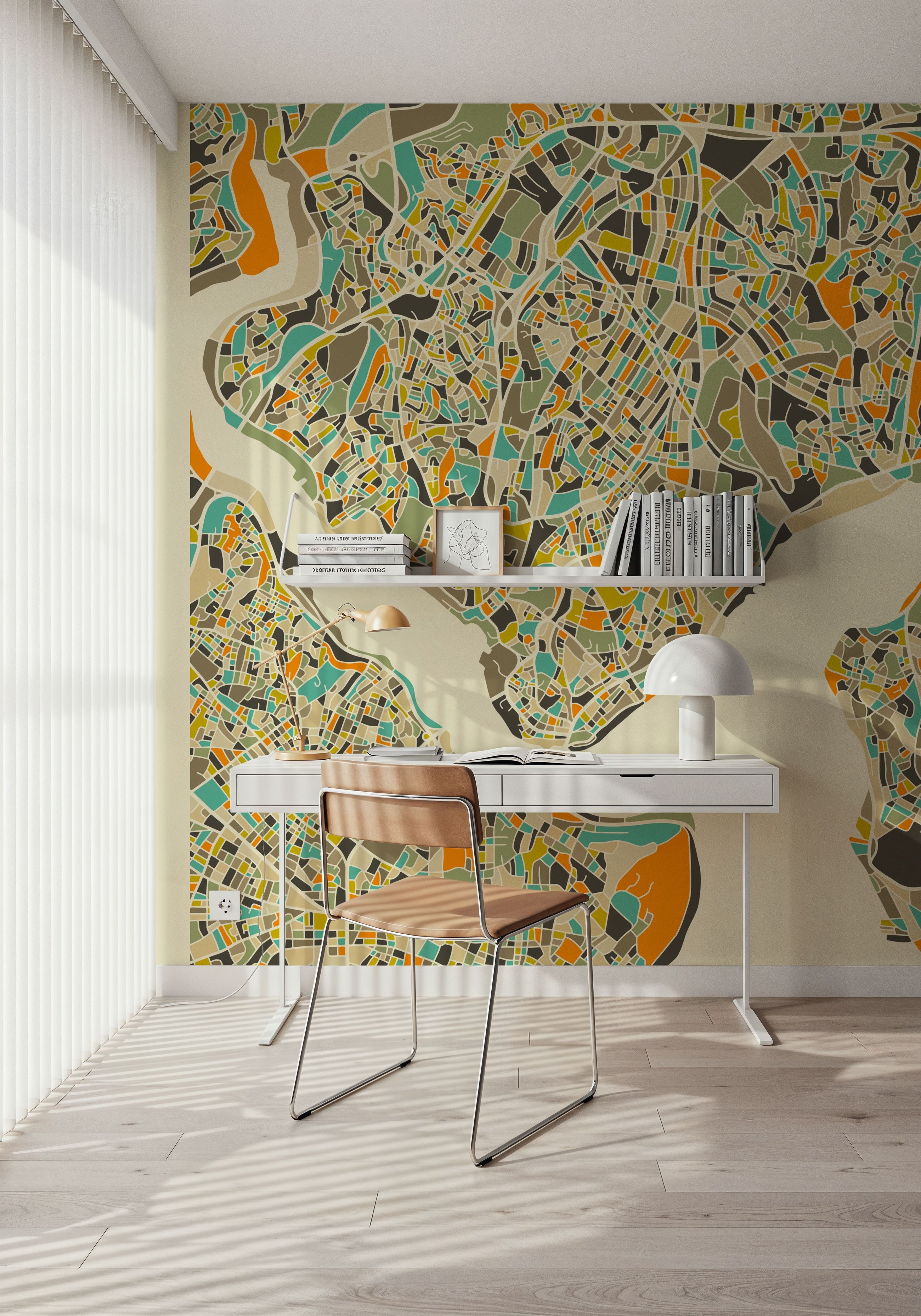 Modern Istanbul Mural Wallpaper