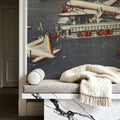 Greetings From the Airport Mural Wallpaper - room preview 06