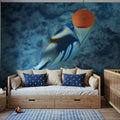 South Pacifish Mural Wallpaper - room preview 06
