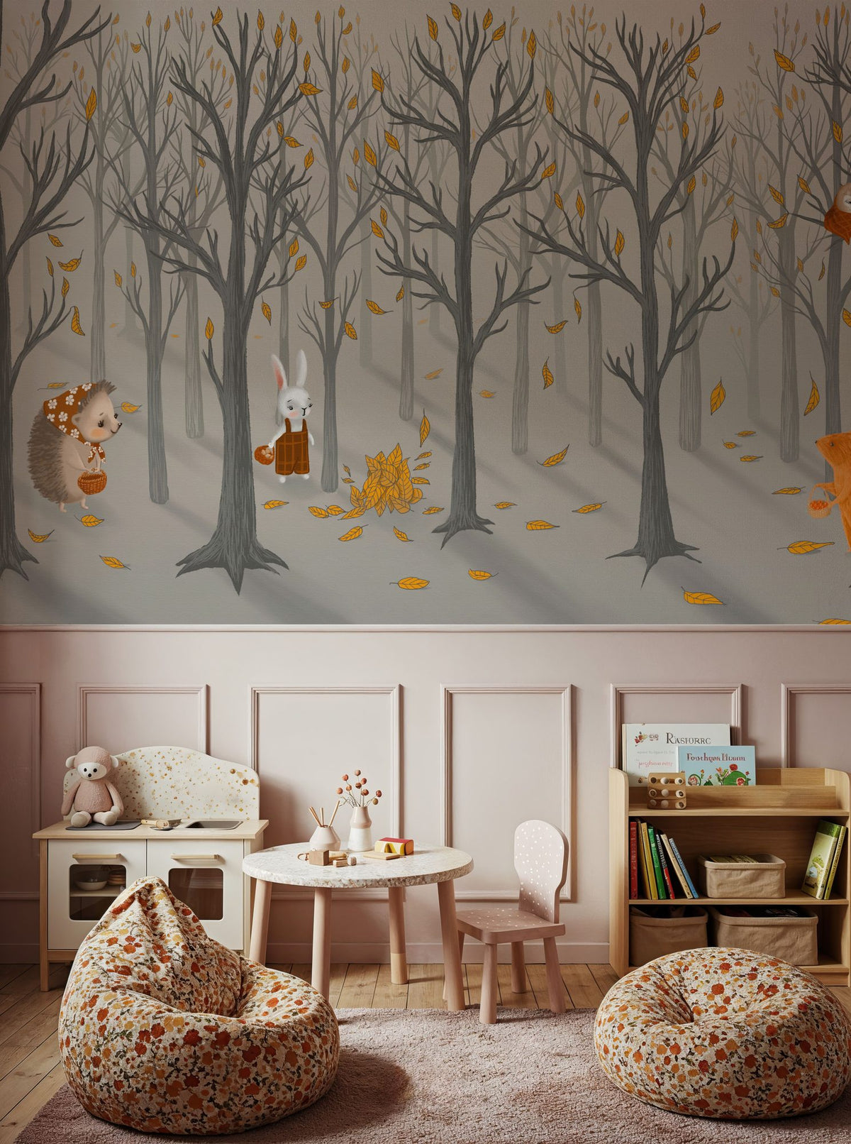 Little Forest Stroll Mural Wallpaper - room preview 06