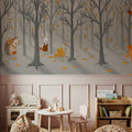 Little Forest Stroll Mural Wallpaper - room preview 06