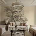 Tree Study II Dark Mural Wallpaper - room preview 06