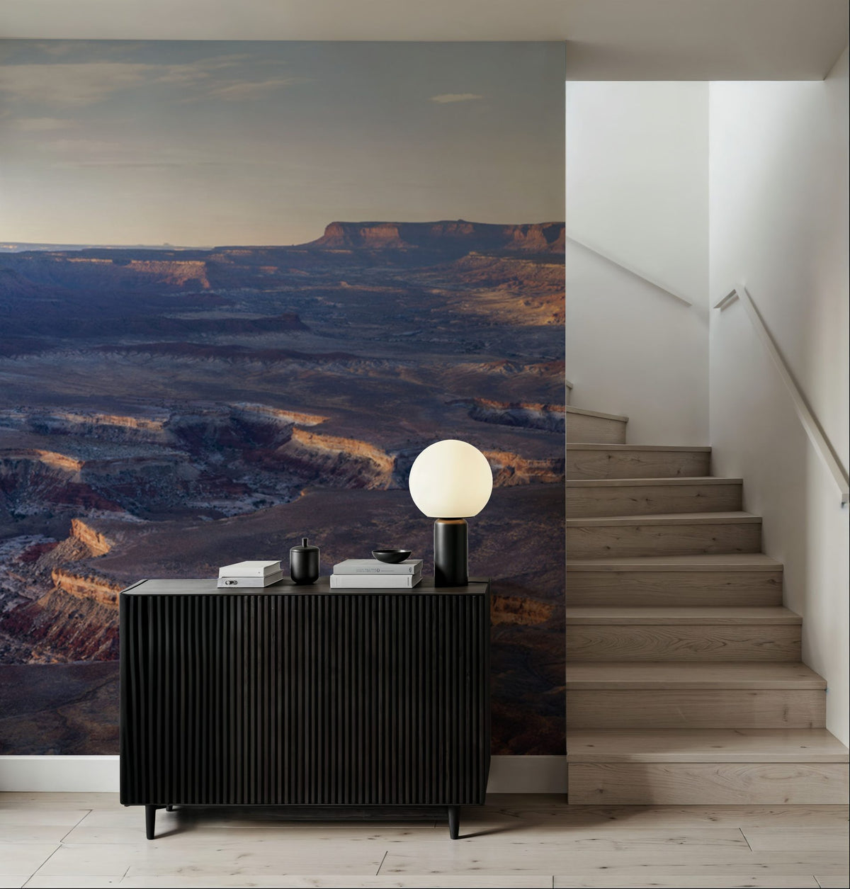 Crimson Buttes of Monument Valley Wide Mural Wallpaper - room preview 06