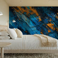 Blue Wood Trees Mural Wallpaper - room preview 06