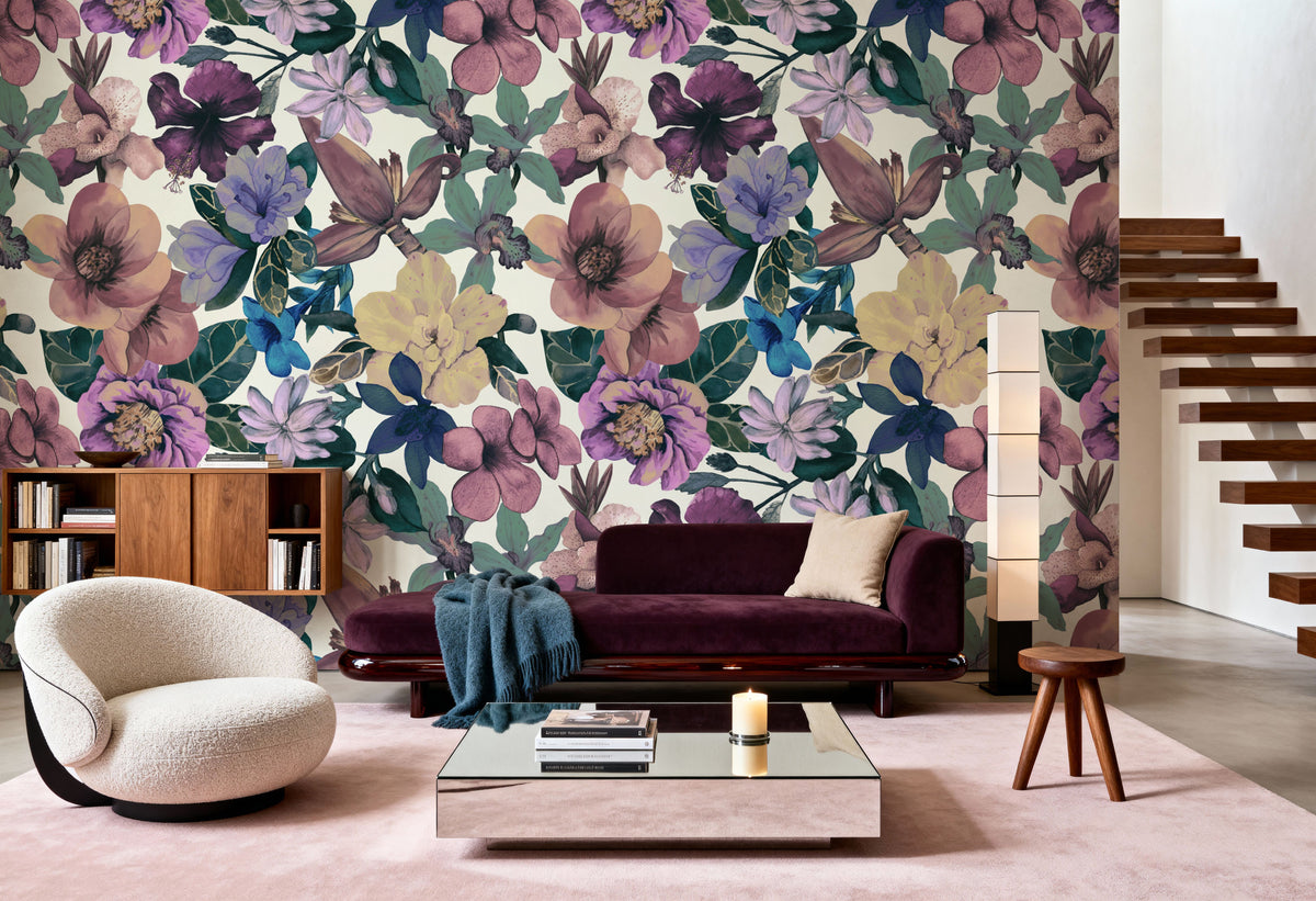 Botanical Rhapsody Mural Wallpaper - room preview 06