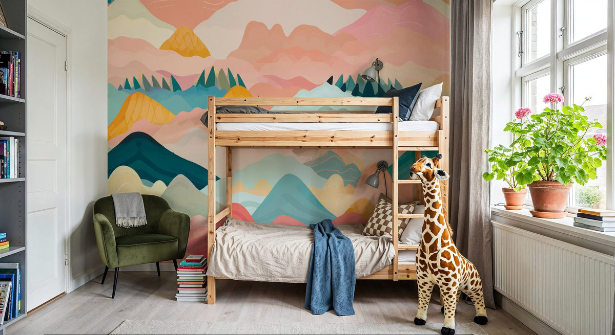 Dragon Mountains Mural Wallpaper - room preview 06