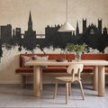 Exeter England Skyline Concrete Mural Wallpaper - room preview 06