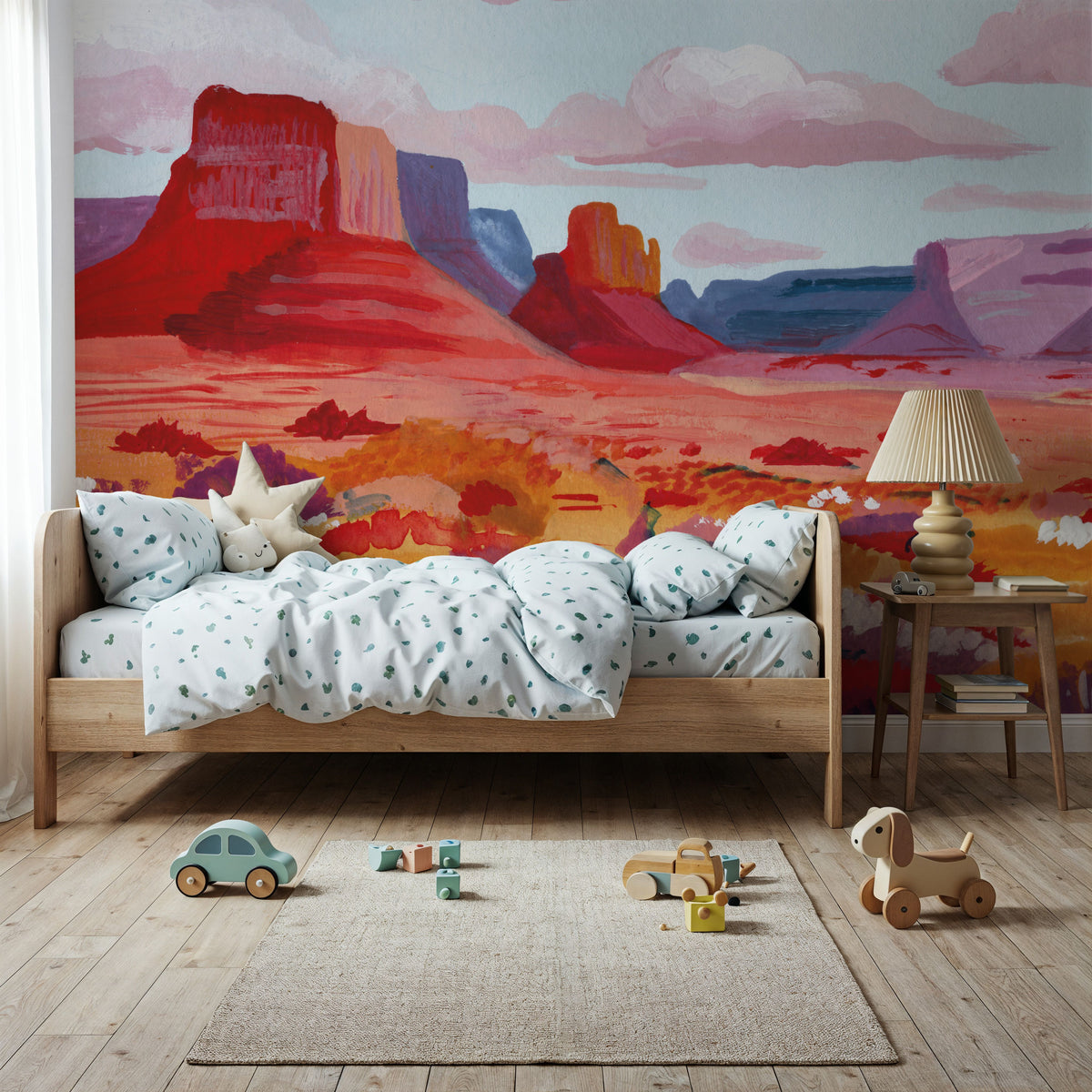 Desert in Bloom Mural Wallpaper - room preview 06