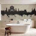York England Skyline Concrete Mural Wallpaper - room preview 06