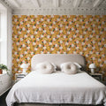 Weekend Flowers Mural Wallpaper - room preview 06