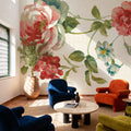 Elegant Floral II Mural Wallpaper - room preview 06