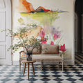 Desert Blooming Mural Wallpaper - room preview 06