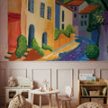 Stroll Down the Street Mural Wallpaper - room preview 06