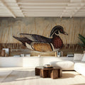 Wood Duck Mural Wallpaper - room preview 06