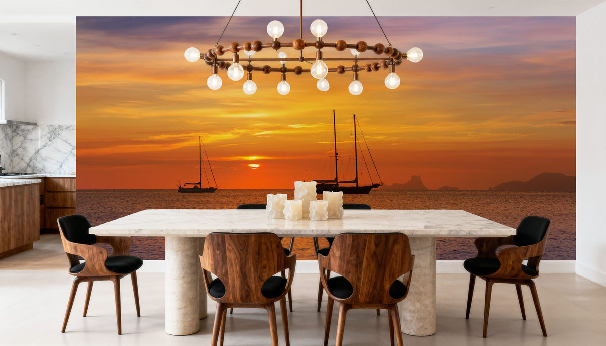 Ibiza Sunset Mural Wallpaper - room preview 06