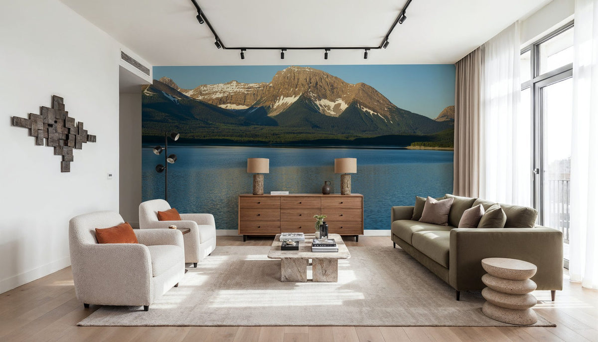 Spray Lakes Reservoir Mural Wallpaper - room preview 06