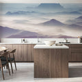 Soft Mountains Mural Wallpaper - room preview 06