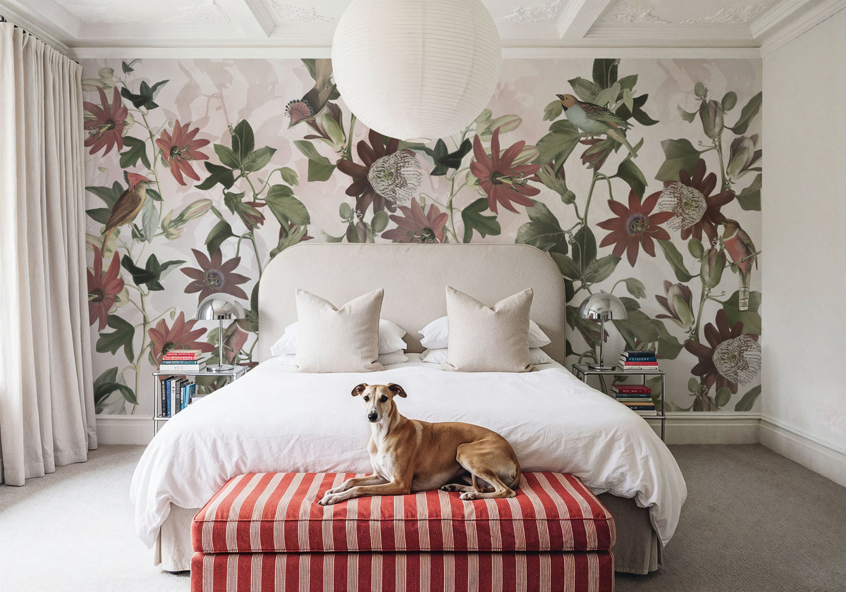 Seven Birds Mural Wallpaper - Edition 4 - room preview 06