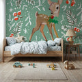 Vintage Christmas I Mural Wallpaper - room preview 06