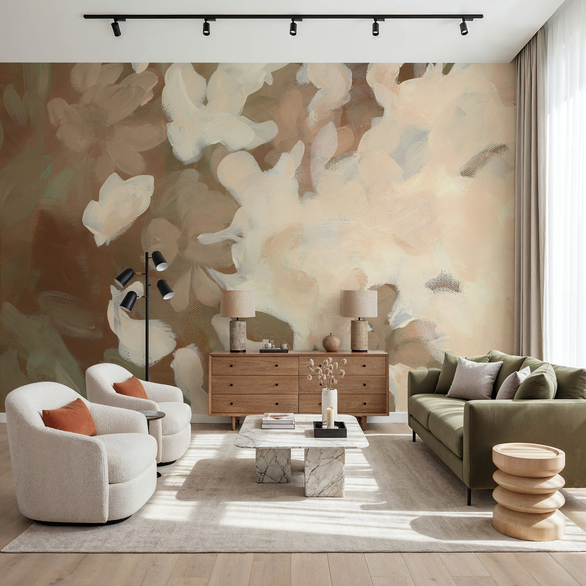 Dapple II Mural Wallpaper - room preview 06