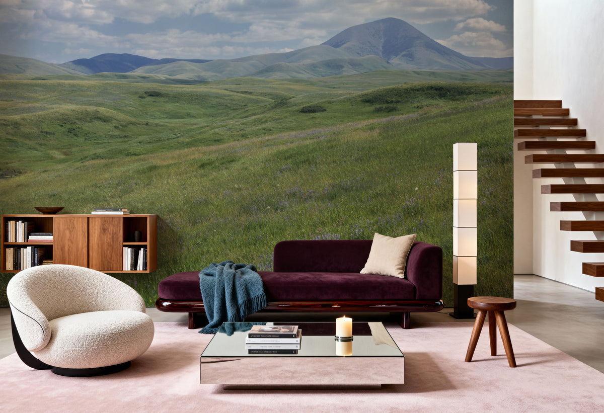 Wildflower Trail Mural Wallpaper - room preview 06