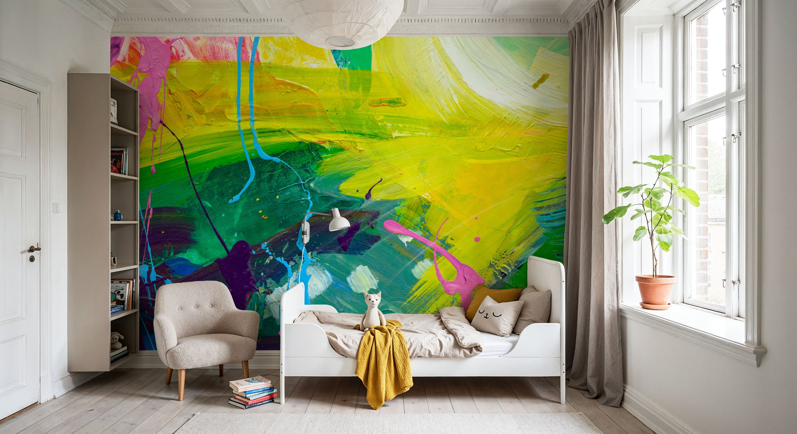 Paris Intersection Mural Wallpaper
