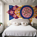 Blooming Cross I Mural Wallpaper - room preview 06