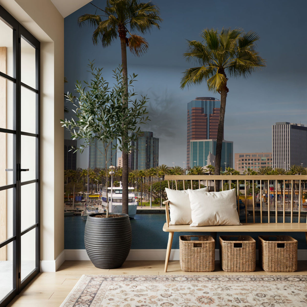 Long Beach Mural Wallpaper - room preview 06