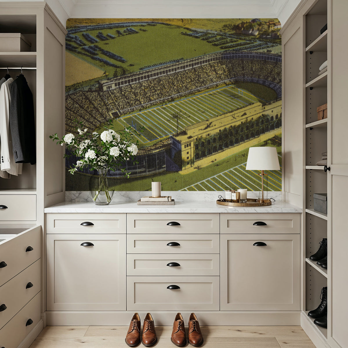 Greetings From the Field Mural Wallpaper - room preview 06