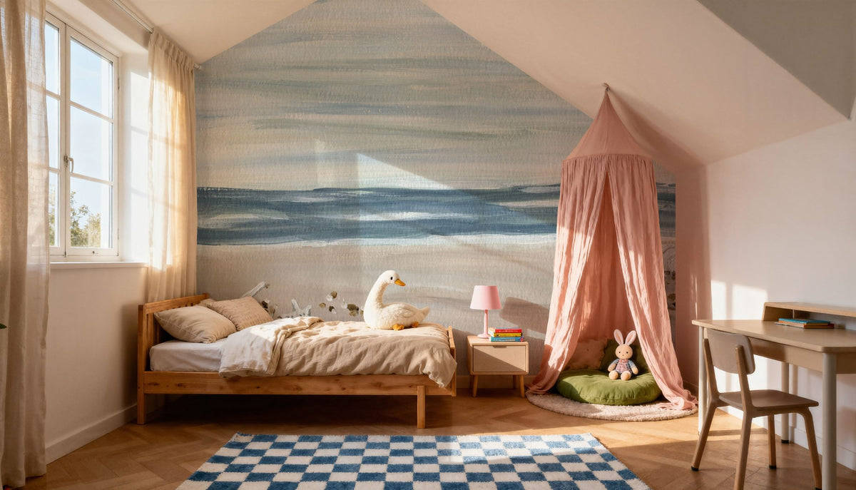 Shells by the Shore Mural Wallpaper - room preview 06