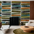 River Stripes Mural Wallpaper - room preview 06