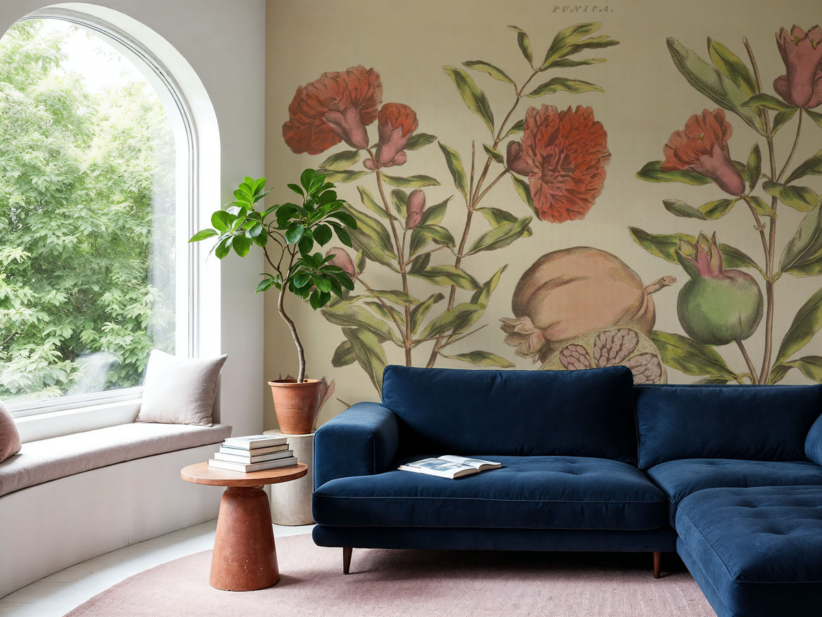 Herbal Botanical III Mural Wallpaper - room preview 06