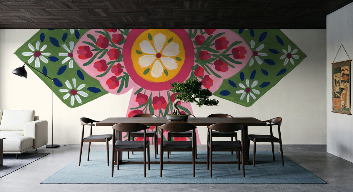 Blooming Cross II Mural Wallpaper - room preview 06