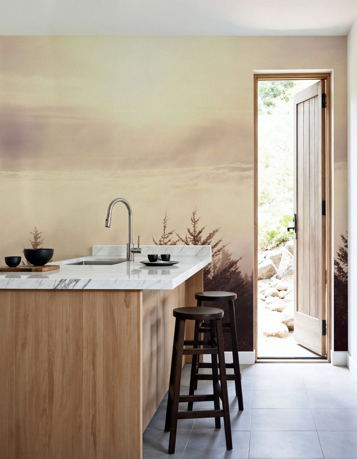 Cloud Nine Mural Wallpaper - room preview 06