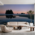 Tidal Pool Sunsets Mural Wallpaper - room preview 06