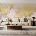 World Map Cities - Lalita Mural Wallpaper - room preview 06