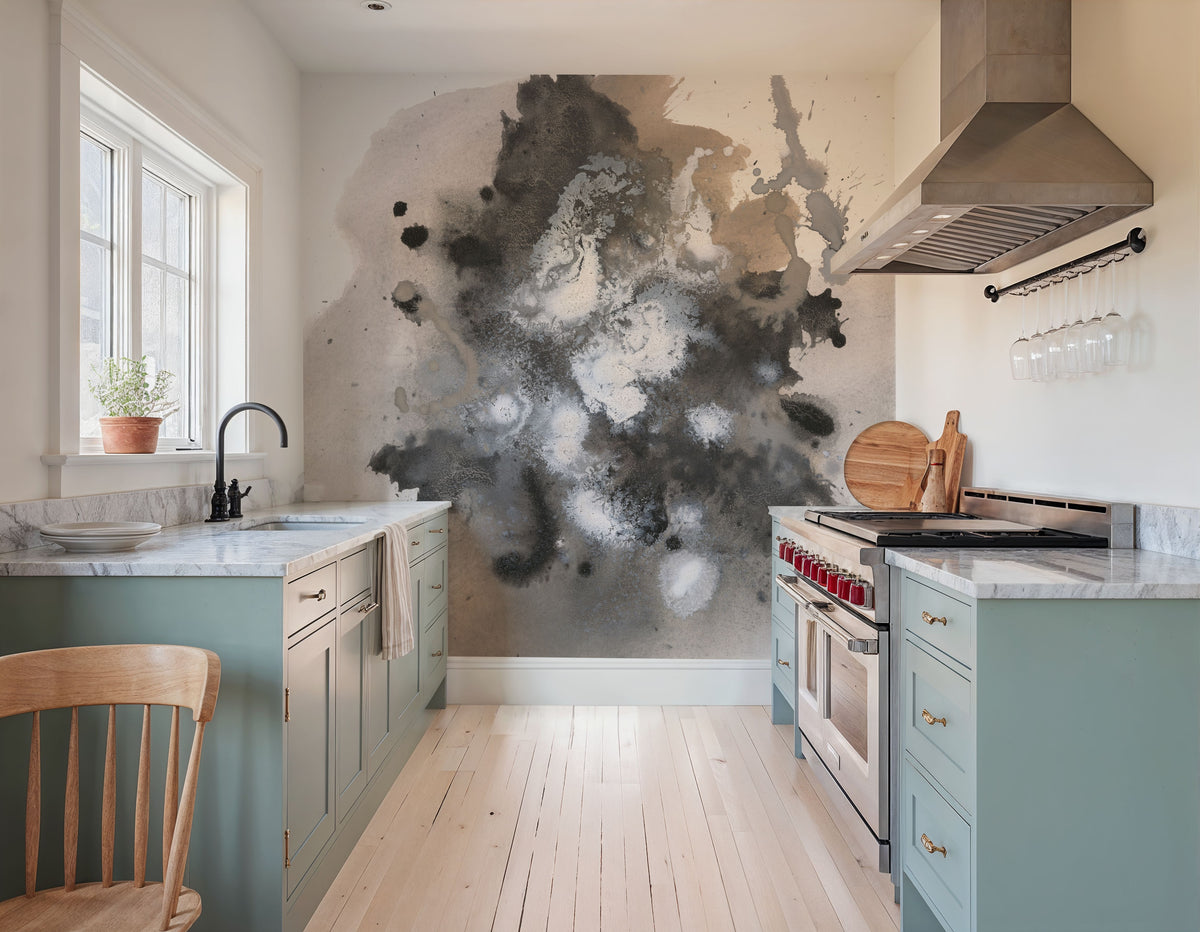 Sustained Abstraction II Mural Wallpaper - room preview 06
