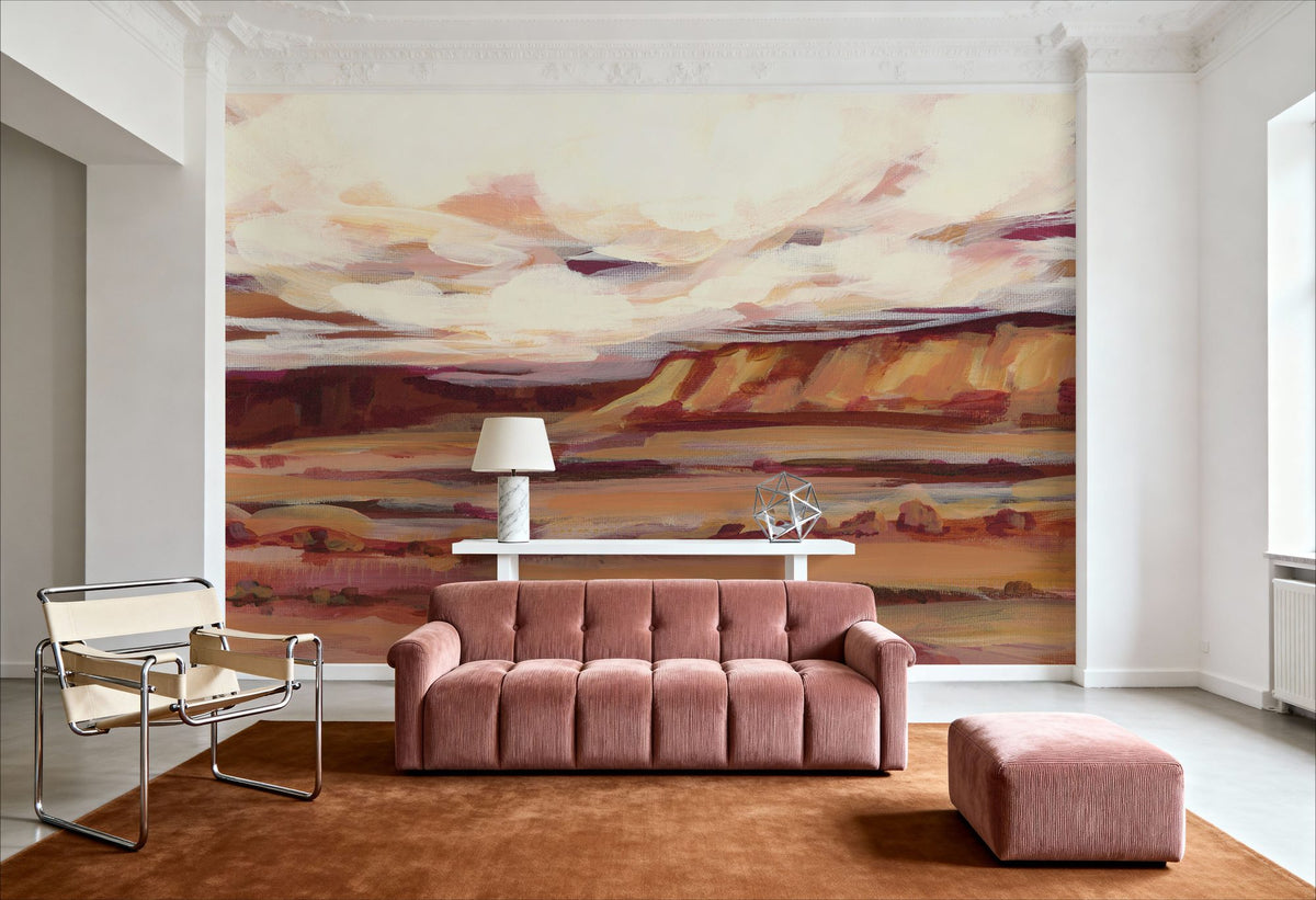 Mauve Mesa I Mural Wallpaper - room preview 06