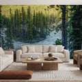 Sunwapta Falls Mural Wallpaper - room preview 06