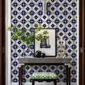 Nara Cornflower Mural Wallpaper - room preview 06