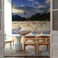 Snow Meadow Mural Wallpaper - room preview 06