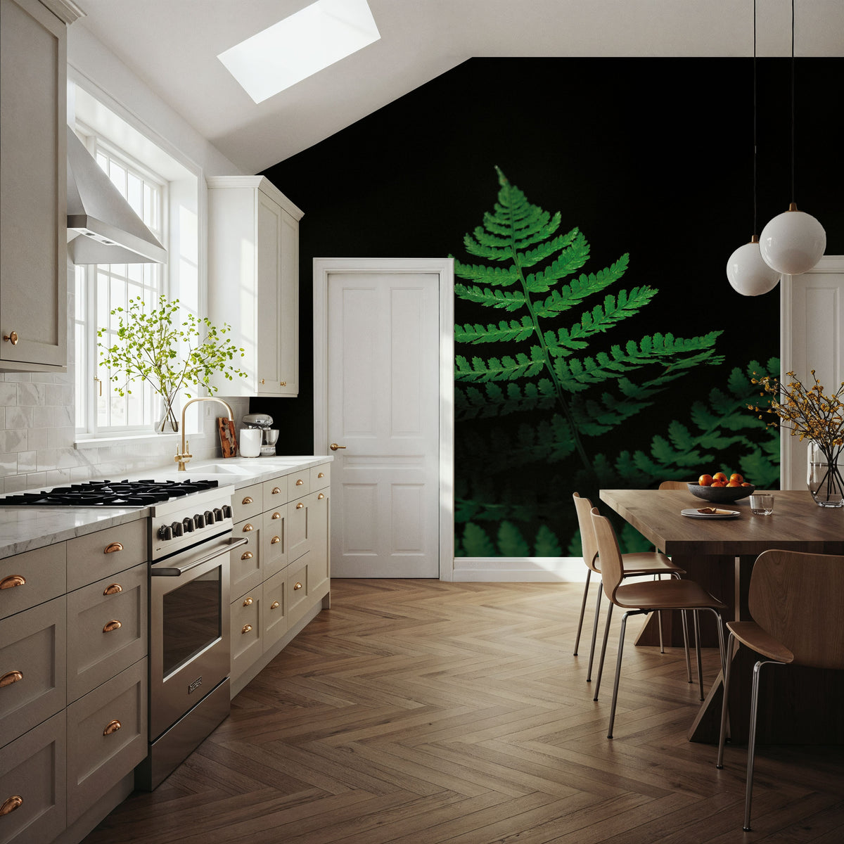 Forest Sunlight Mural Wallpaper - room preview 06